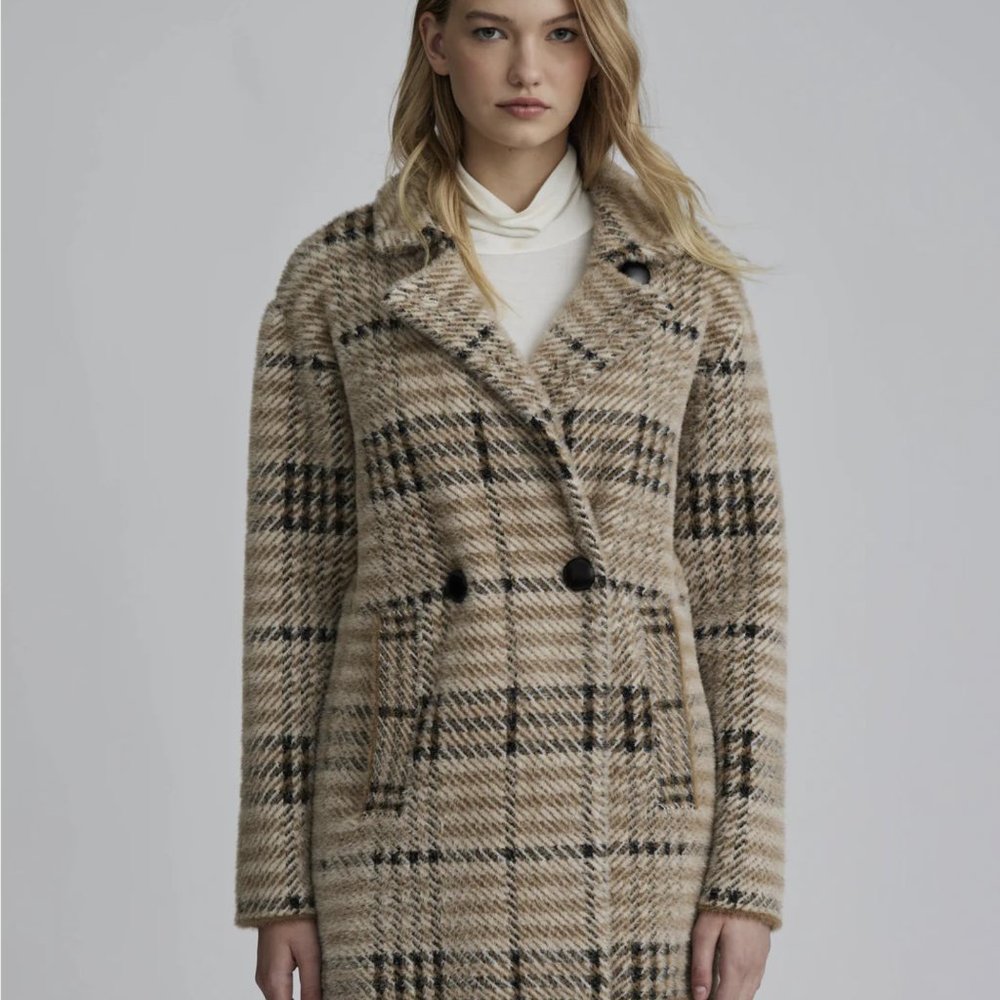 NVLT // Athropologie/  Eyelash Bold Check Coatigan / Medium / NWT